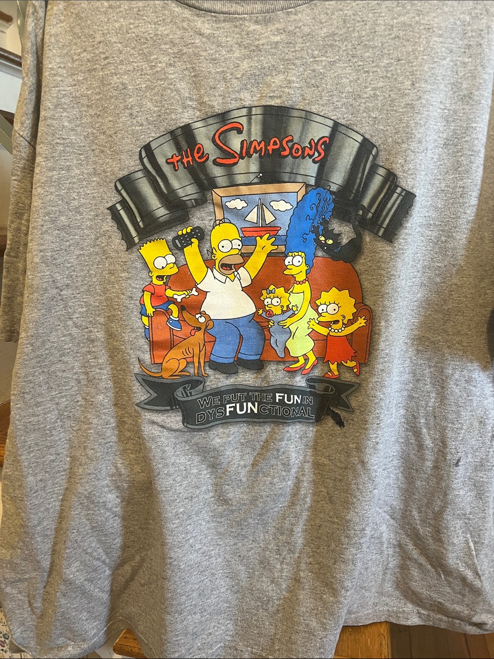 Simpsons dysfunctional family t shirt